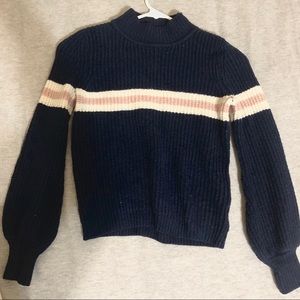 High neck sweater